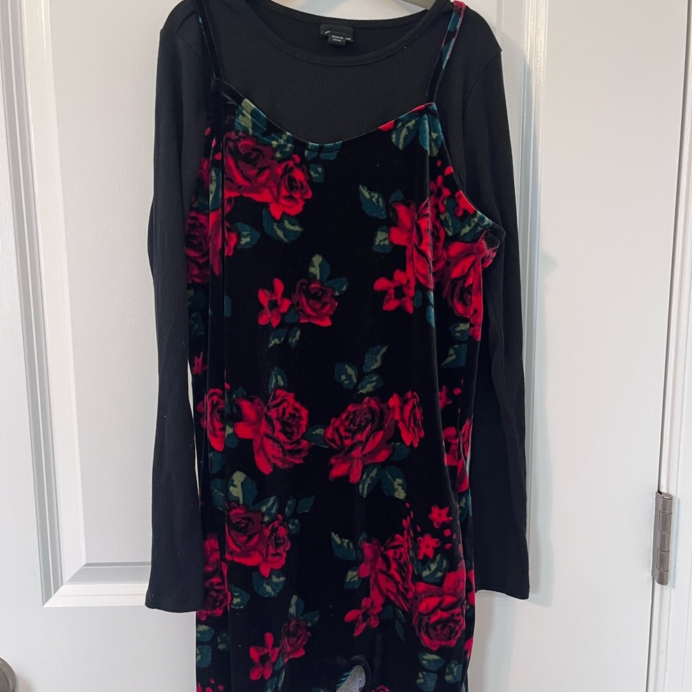 Art Class Girls Floral Long Sleeve Dress Size M(8)